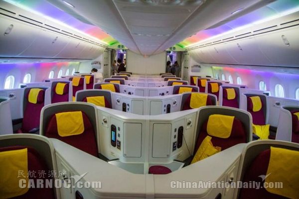 乘機體驗再升級 海南航空全新B787-9成功首航403227_ 乘機體驗再升級 海南航空全新B787-9成功首航